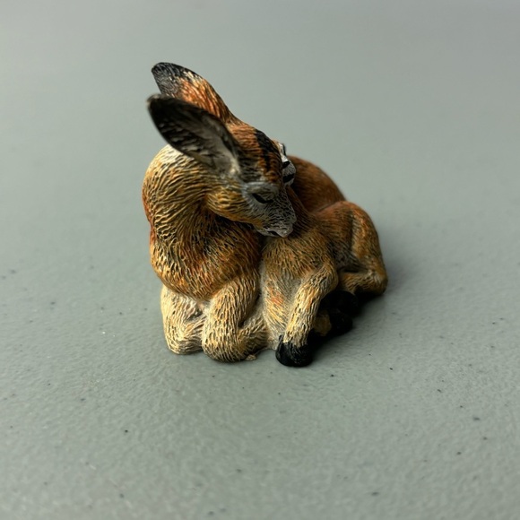 Vintage Mini Animal Figurine Antelope Gazelle with Baby Bone china? - Picture 8 of 8